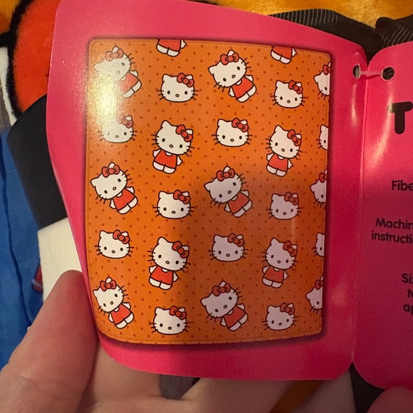 Hello Kitty super soft large Halloween throw blanket oversized polka dots - Picture 3 of 3